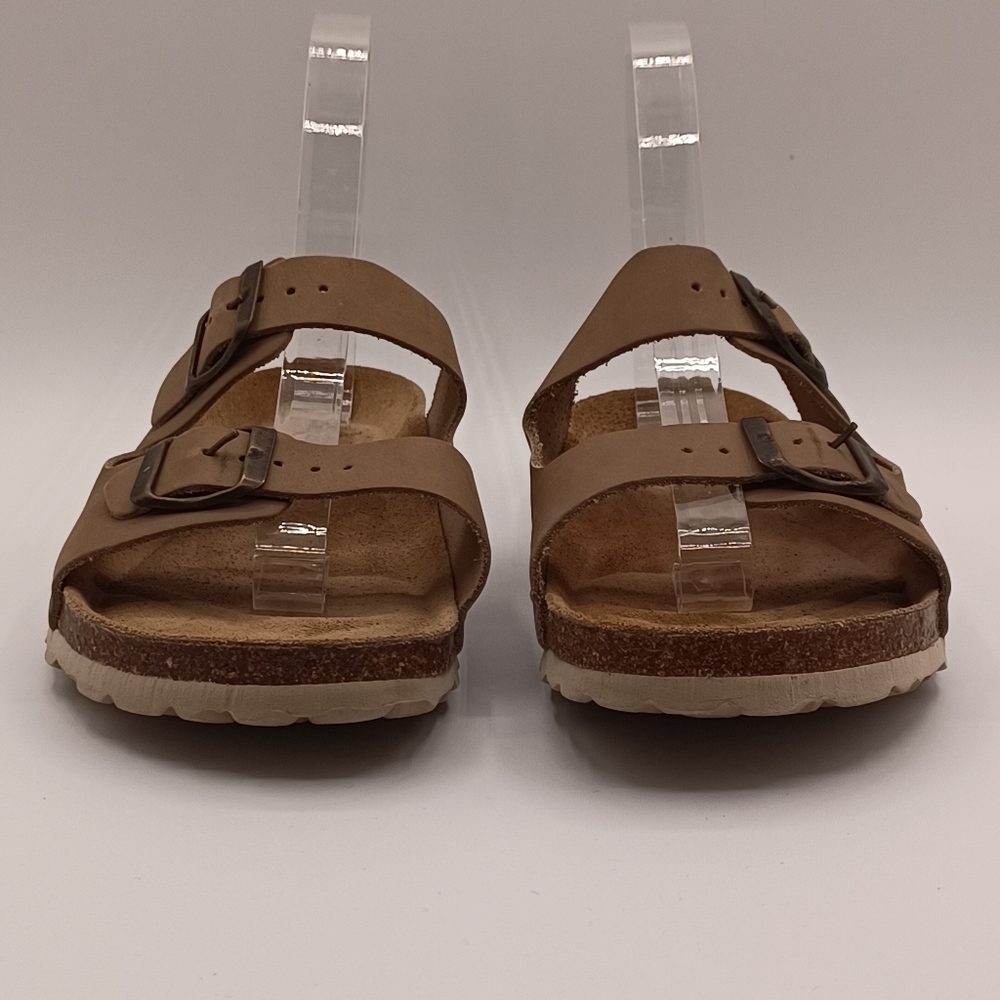 Autenti Leather Sandals w/ Double Straps - Picture 2 of 10
